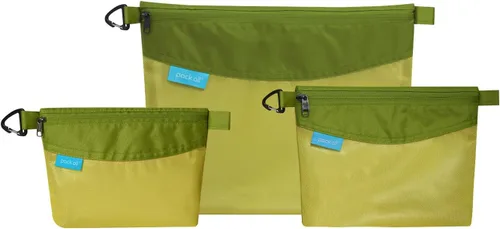 Miniatura 20 de Pack all bolsa con cremallera de material resistente al agua, bolsa de malla con cremallera para almacenamiento, viajes, oficina (pequeña, rosa)