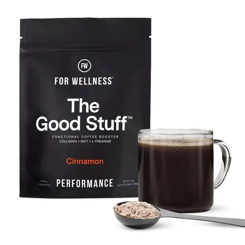 Miniatura 11 de The Good Stuff Potenciador de café de canela Crema de café saludable para concentración y energía Keto, crema en polvo no láctea con aceite