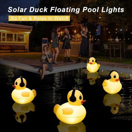 Miniatura 7 de Luces solares flotantes para piscina, luces de piscina impermeables de 16 pulgadas que flotan, accesorios de piscina LED iluminados, luz de piscina