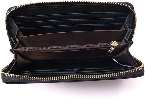 Miniatura 4 de Cyanb, carteras para mujeres, doblada, para muñeca, damas bolso largo con correa.