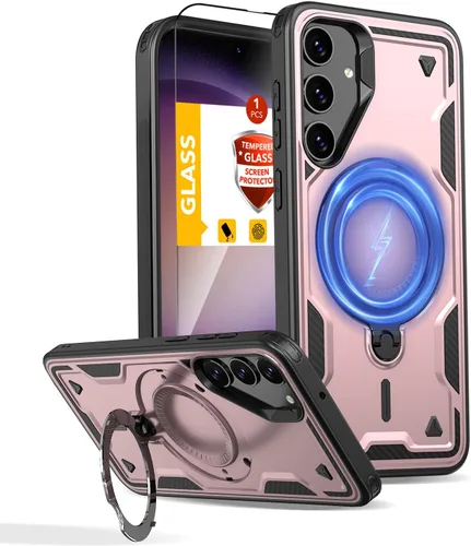 Miniatura 112 de Funda magnética para Google Pixel 9A compatible con cargador inalámbrico MagSafe, para Pixel 9A, funda de teléfono integrada de 360 °, con 2