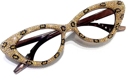 Miniatura 2 de Gafas de lectura bifocales de ojo de gato fotocromáticas de transición para mujeres muy cerca de presbicia con diamantes de imitación