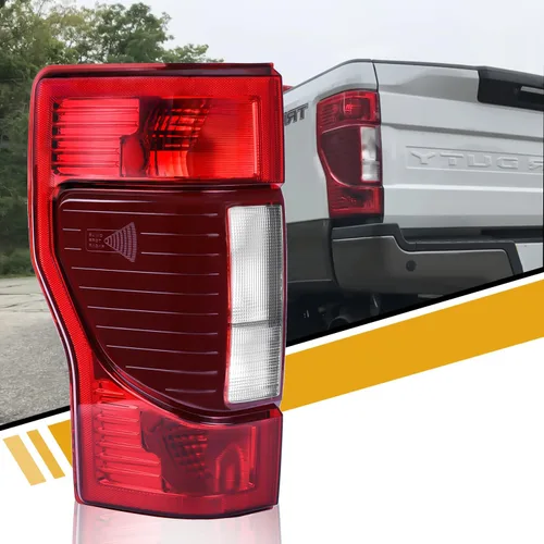 LIDNADY Conjunto de luz trasera compatible con Ford Super Duty F250 F350 2020 2021 2022 con Punto Ciego sin modelos LED, reemplazo de lámpara Punto