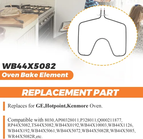 Miniatura 6 de Beaquicy WB44X5082 Elemento de Horno para Hornear - Reemplazo para Horno Hot-point G-E Kenmore - Reemplaza 3358, AP2031084, PS249466, EAP249466