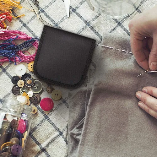 Miniatura 6 de OKOM - Kit de costura para adultos, 68 piezas de hilo para coser, suministros de costura, kit de costura para el hogar, viajero, pequeño mini