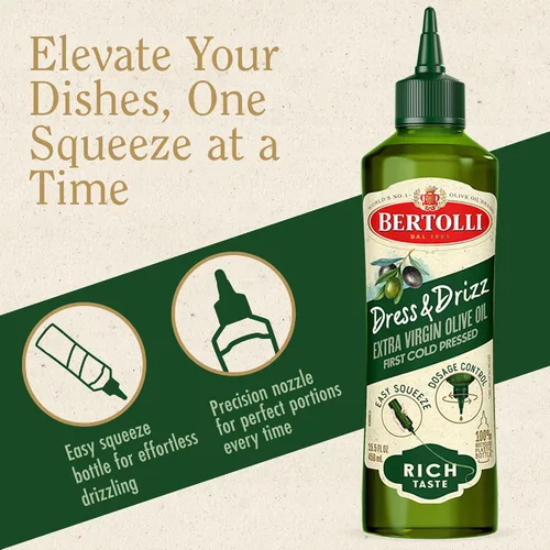 Miniatura 6 de Bertolli Extra Virgen Aderezo y Rocío Sabor Intenso, Perfecto para aderezos de ensalada, marinadas y para mojar pan, Naturalmente Libre de Gluten