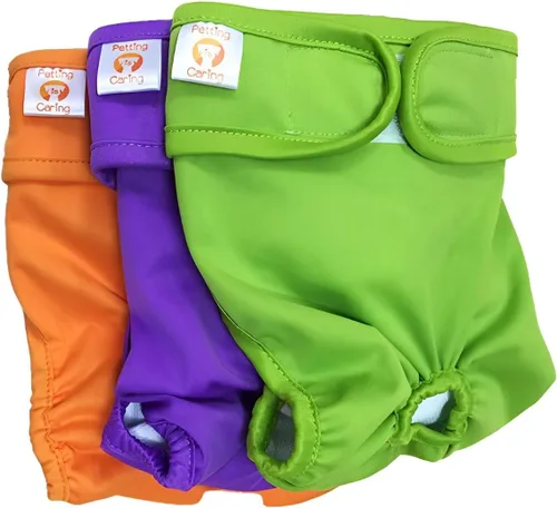 Miniatura 4 de Pañales para perro lavables y reutilizables Petting is Caring, pañales para el cuidado del perros y perras, de la mejor calidad, solución lavable