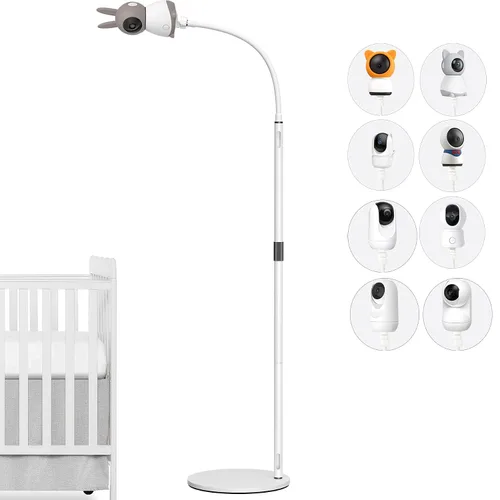 Soporte telescópico para monitor de bebé para BOIFUN Baby 2S/5S/6T, ieGeek Baby 1T, DEATTI BM101-M, ARENTI P2Q/ B2, Momcozy BM01/BM03/BM04/BM02,
