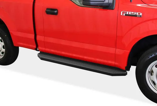 Miniatura 12 de APS - Estribos negros, compatibles con Ford F-150 Regular Cab 2015-2026 y F-250 / F-350 Super Duty 2017-2026