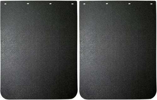 Miniatura 6 de 2 piezas de 61 x 61 cm de guardabarros de polímero de alta resistencia, negro, juego de 2 para camiones semi, tractores y remolques