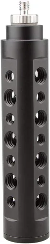 Camvate Empuñadura de aluminio de la manija de la cámara para el montaje del monitor de luz de la cámara (negro)