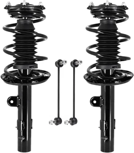 Miniatura 17 de Detroit Axle - Kit de puntales delanteros para Jeep Grand Cherokee 2005-2010 2006-2010 Commander 2007 2008 2009, 2 montajes rápidos de 2 barras