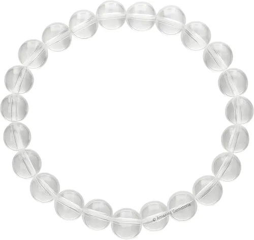 Miniatura 357 de Amazing Gemstone Pulsera de cristal para mujeres y hombres, pulsera de cristal curativo de protección, pulsera elástica con cuentas de piedras