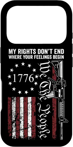 Miniatura 30 de My Rights Don't End Where Your Feelings Begin USA Gun Flag Case for iPhone 17