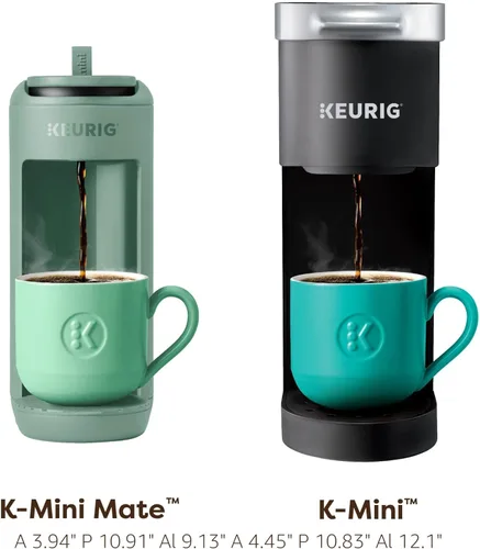Miniatura 5 de Keurig K-Mini Mate - Cafetera de una sola porción, ultracompacta de 4 pulgadas de ancho, apta para taza de viaje, regalo ideal para vacaciones