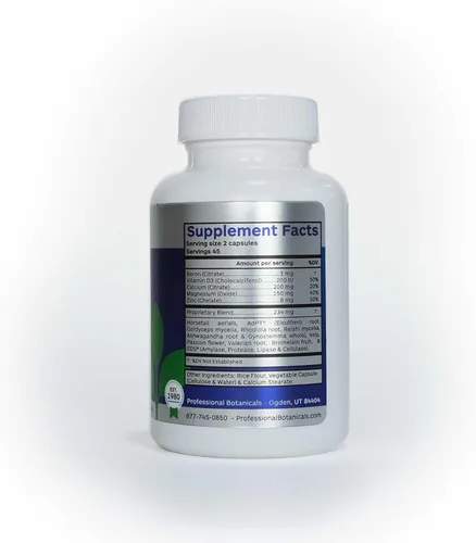 Miniatura 6 de Professional Botanicals Cal/Mg + Boro - Formulado vegano para apoyar la salud ósea y una piel saludable, dientes y uñas Calcio, magnesio y boro, 90