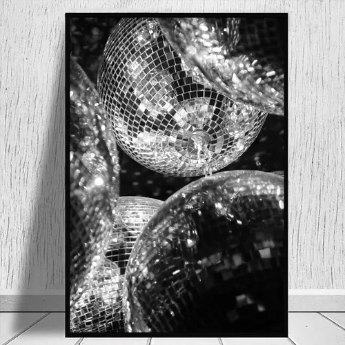Miniatura 8 de Arte de pared en blanco y negro, cuadro vintage en blanco y negro, póster de periódico retro en blanco y negro, arte de pared preparado en blanco