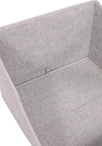 Miniatura 5 de Internet's Best contenedor para ropa abierto, color gris