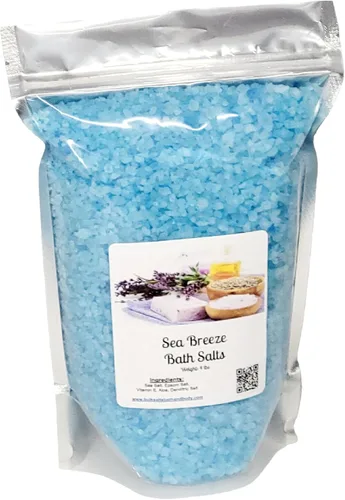 Miniatura 7 de Sales de baño Bolsa de 4 lb (64 oz.) Elija su aroma Sal de Epsom Sal marina Baño Cuidado corporal Belleza Relajación Spa
