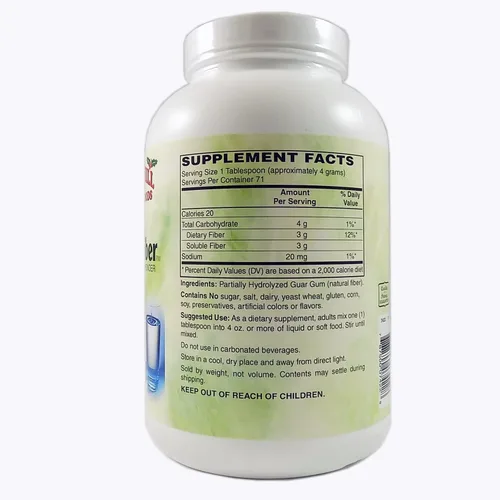 Miniatura 2 de Holly Hill Health Foods, Polvo de fibra transparente, 10 onzas