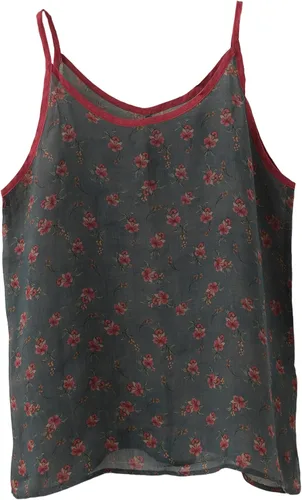 Miniatura 8 de LZJN Camiseta sin mangas para mujer, transpirable, con estampado floral