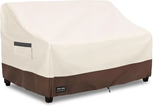 Miniatura 12 de Funda para mesa de café para patio al aire libre, 600D, resistente al agua, resistente, fundas para muebles de patio, 48 x 28 x 16 pulgadas