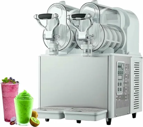 Miniatura 10 de Máquina comercial para granizados, 300 W, fabricante de bebidas congeladas Margarita de acero inoxidable, dispensador eléctrico de bebidas de 3 l