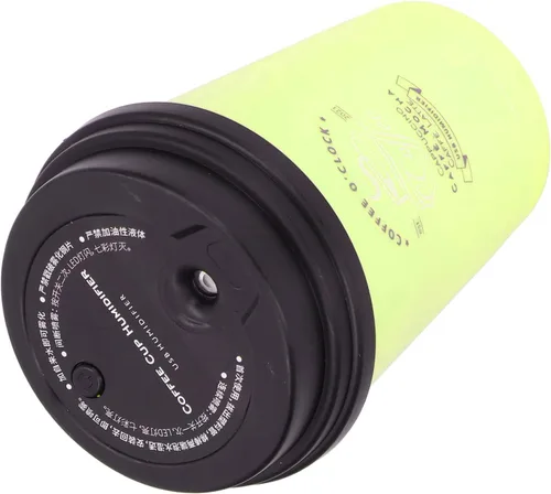 Miniatura 7 de Mini humidificador portátil, 10.1 fl oz, humidificador de automóvil, taza de café, apagado automático de bajo ruido, ligero, ahorro de espacio, Verde