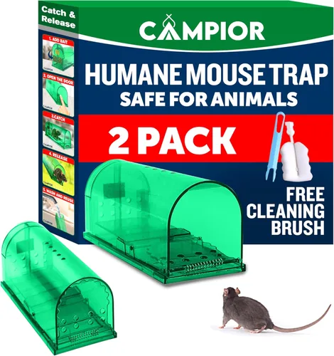 Miniatura 9 de Campior Trampa Humana para Ratones para Casa – Grande, Trampas para Ratones Sin Matar para Interiores para el Hogar, Trampa para Ratas y Ratones