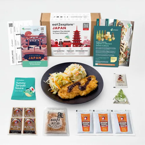 Miniatura 25 de eat2explore Kit de cocina global para adultos, recetas auténticas, especias esenciales y maridajes de bebidas, perfecto para citas nocturnas