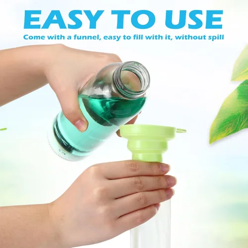 Miniatura 7 de Hoolerry 600 bolsas desechables para paletas de hielo, bolsas de plástico para helado con embudo plegable de silicona para hacer helados de yogur