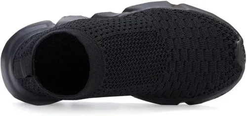 Miniatura 3 de YAVY Tenis para niños, tenis para niñas, tenis para niños, zapatos deportivos sin cordones, transpirables, de caña alta, atléticos, ligeros