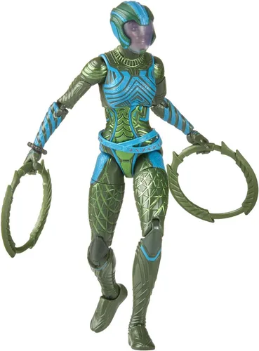 Miniatura 3 de Marvel Legends Series Black Panther Wakanda Forever Nakia - Figura de acción MCU de 6 pulgadas, 5 accesorios, 1 pieza Build-A-Figure