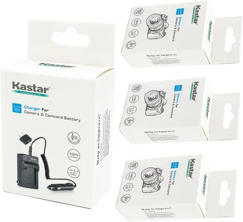 Miniatura 6 de Kastar Paquete de 3 baterías + kit de cargador de repuesto para Nikon EN-EL5, MH-61 y Nikon Coolpix 3700, 4200, 5200, 5900, 7900, P3, P4, P80, P90