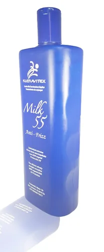 Miniatura 4 de Kleravitex Milk 55 - Acondicionador sin enjuague para el cabello, tratamiento en crema desenredante de 33.80 onzas, botella antiencrespamiento
