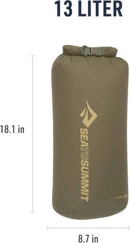 Miniatura 6 de Sea to Summit Bolsa seca ligera, almacenamiento seco multiusos Verde oliva
