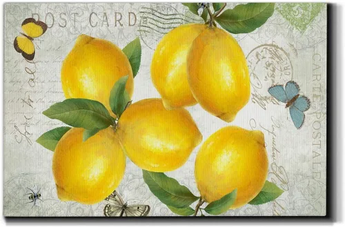 Miniatura 25 de Lienzo de arte de pared de paisaje abstracto con flores y bosque moderno, cuadros de arte para decoración de sala de estar, cocina, baño, oficina