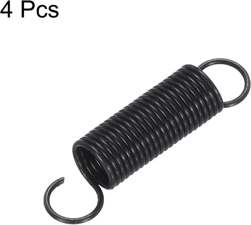Miniatura 3 de MECCANIXITY Muelle de puerta para horno de microondas, resorte universal de aluminio, 0.276x0.984 in, compatible con estufa de horno, negro, 4