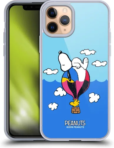 Miniatura 282 de Head Case Designs Funda de gel con licencia oficial de Peanuts Snoopy & Woodstock Halfs and Laughs [protección de grado militar] compatible