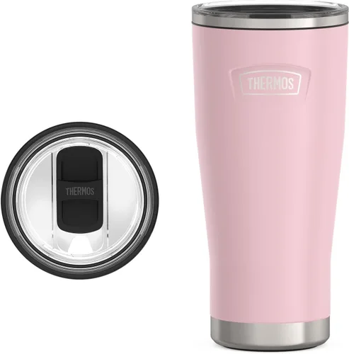 Miniatura 31 de THERMOS ICON SERIES, vaso de acero inoxidable con cierre deslizante, 18 onzas, carmesí