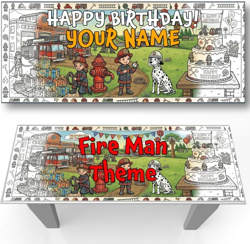 Miniatura 18 de Young N Refined Página de colorear personalizada para fiesta de cumpleaños con nombre personalizado (72 x 30 pulgadas)