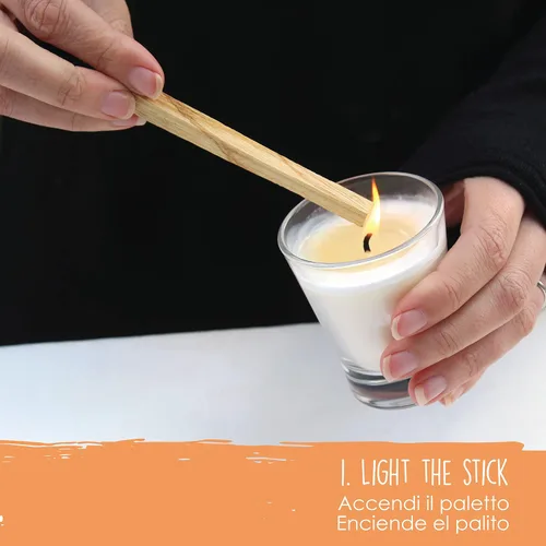 Miniatura 4 de Palo Santo Amarillo - Varillas de incienso Bursera Graveolens, 15 varillas, 3.9 in / 3.94 pulgadas, para uso doméstico con fragancias