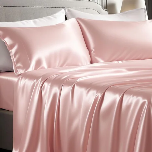 Miniatura 15 de Bedsure - Sábanas de satén tamaño matrimonial, sedosas, suaves, resistentes a la decoloración y a las arrugas, beneficiosas para el cabello