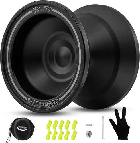 Yoyo de metal W07 de doble modo: yoyo sensible y no sensible, una opción para niños y adultos, adecuado para principiantes y jugadores avanzados, y
