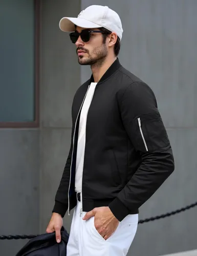 Miniatura 2 de TACVASEN Chaqueta bomber para hombre, con forro a cuadros, casual, cortavientos, elegante, ligera, para otoño, primavera, chaquetas resistentes al