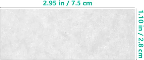 Miniatura 6 de TEHAUX 500 tiras de papel de cromatografía, separación de pigmentos nítidos de 3 x 1 pulgada para experimentos científicos, aula, laboratorio