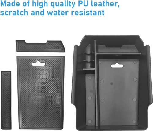 Miniatura 7 de Compatible con organizador de consola central BMW X3 2018-2024, para bandeja organizadora de consola 2019-2024 X4, para caja de almacenamiento
