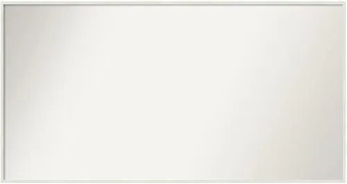 Miniatura 469 de Amanti Art Espejo de baño blanco para sobre el fregadero, 32 x 45 pulgadas, espejo de tocador rectangular blanco esbelto, marco de madera moderno