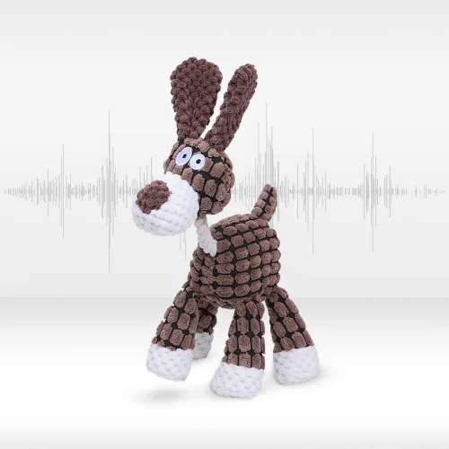Miniatura 10 de Juguete de felpa chirriante para perro, juguete de felpa chirriante, juguete interactivo para masticar, juguete chirriante para perros pequeños