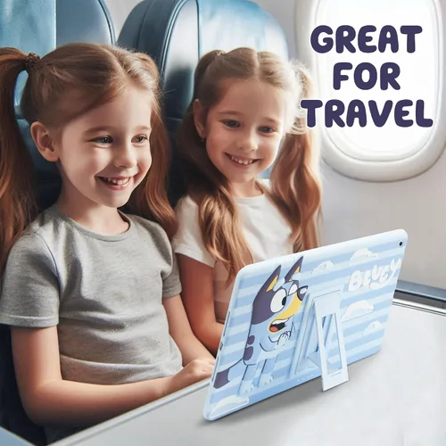 Miniatura 3 de Bluey Funda para iPad para Niños - Funda 10.2 para iPad de 9ª/8ª/7ª Generación - 2019/2020/2021 Funda para Tablet con Soporte, Protector de Silicona